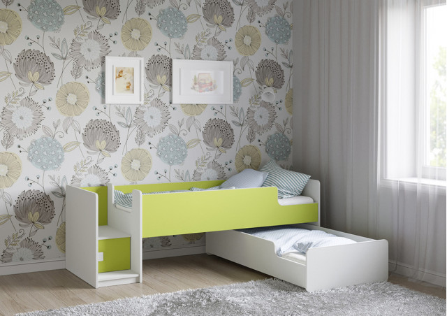 Детская выкатная кровать Легенда К302.41 в Павлово