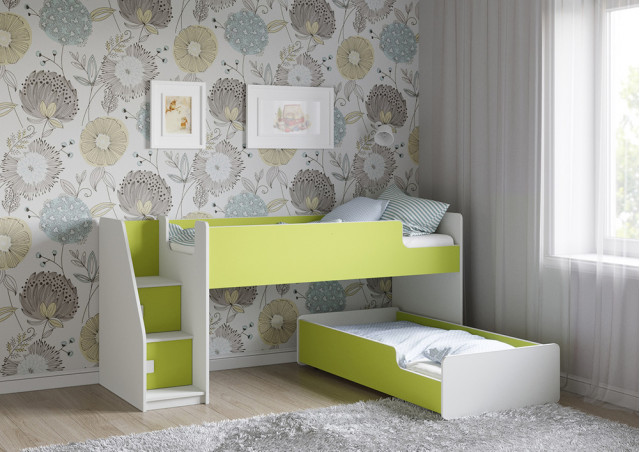 Детская выкатная кровать Легенда К402.41 в Павлово